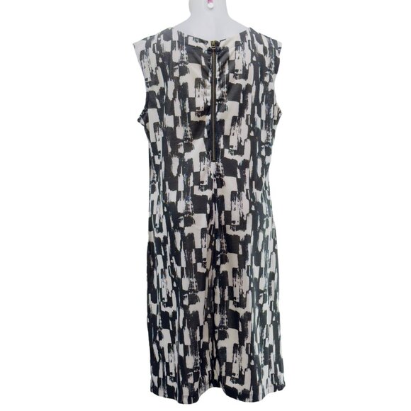 JONATHAN MARTIN Women's Black & White Abstract Polyester Stretch Plus Size 20 - Picture 2 of 11